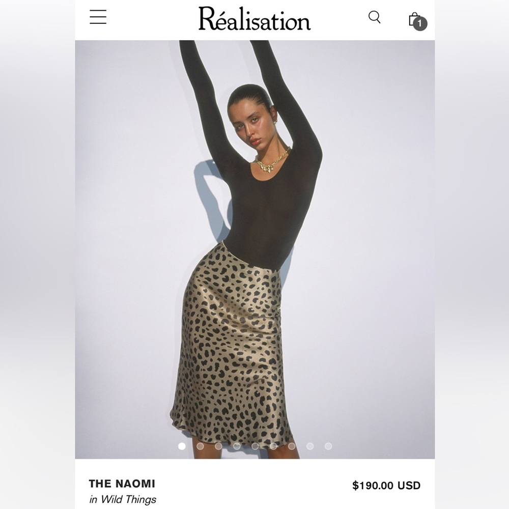 Realisation par Naomi midi skirt 🐆